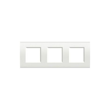 Platine Carée 3x2 Modules BTicino Living Light LNA4802M3BI Blanc