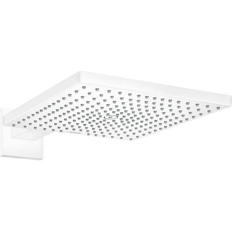 Hansgrohe Raindance E - Douche de tête E 300 avec bras de douche, blanc mat 26238700 (1/5)