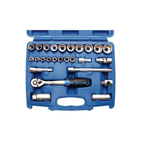 Steckschlüssel-Satz 3/8Zoll 26tlg, in Kunststoffkoffer BGS (1/2)
