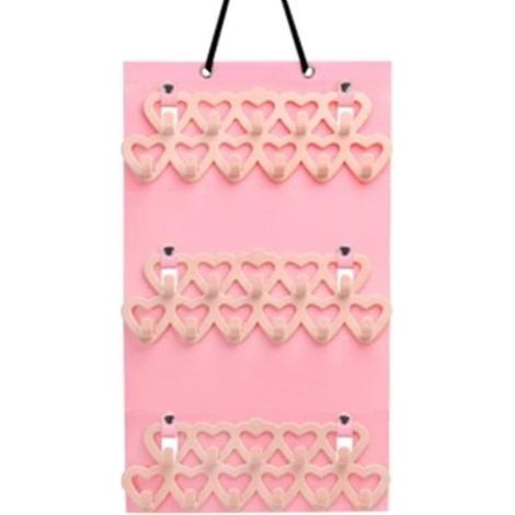 Accrochage Organisateur de bijoux Mural Collier Porte-monnaie Rangement (1/2)
