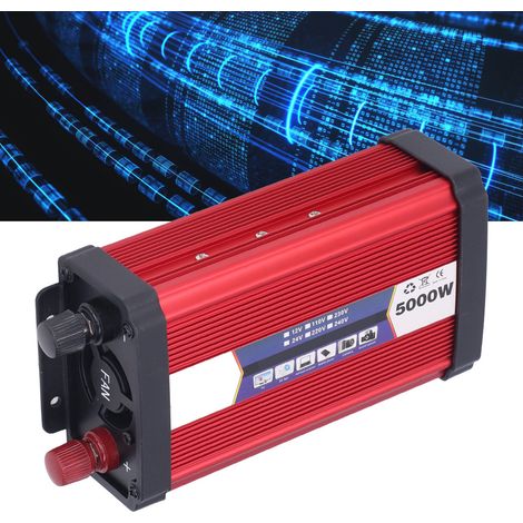 Onduleur Voiture 2000W 24V/220V avec Chargeur USB et Convertisseur Sinus Modifié (1/5)