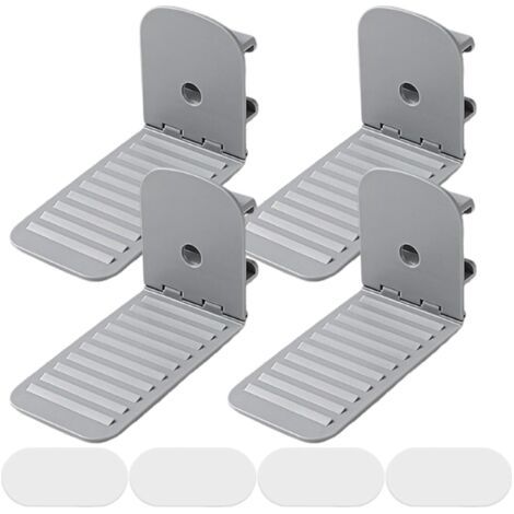 Support de drap-housse, 4 clips pour drap de lit et attaches de couverture, pinces de protection de matelas pour couette, lit d'invités, sangles faciles à enlever, 9,5 x 5 x 6 cm (1/5)