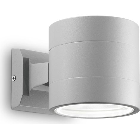 Applique Moderna Snif Round Alluminio Grigio 1 Luce G9 3W 3000K Luce Calda (1/2)