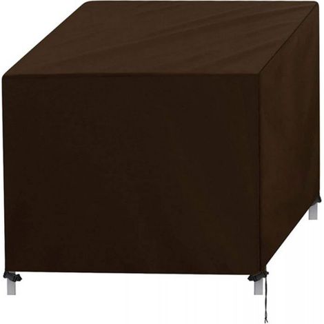 Housse De Meubles De Jardin - Oxford 420D - Boucle Coupe-Vent - Corde Télescopique - Extérieur (1/4)