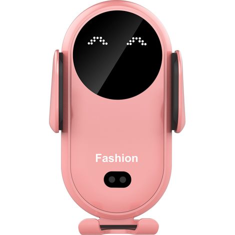 S11+ Neues 15-W-Wireless-Ladegerät, kompatibel mit Apple- und Android-Smartphones, -Smartwatches und -Kopfhörern – Multifunktionales Wireless-Ladegerät – Pink (1/3)