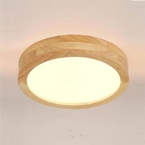 Luminaire Plafonnier à LED 3000K Lampe Plafond pour Salle de Bain Couloir Escalier Lumière Blanc Chaud 20cm (1/5)