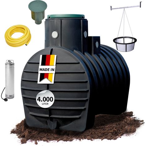 MONO Erdtank-Paket 4000 L Garten-Comfort