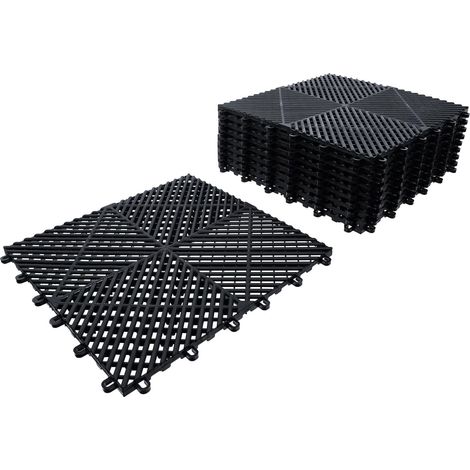 BGS Plástico-Azulejo-Set  Sistema-Clic  400x400x18mm  10-piezas -  74546 (1/5)
