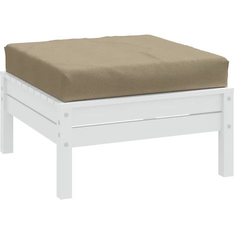 Palettenkissen Melange Taupe 60x60x9,5 cm Stoff