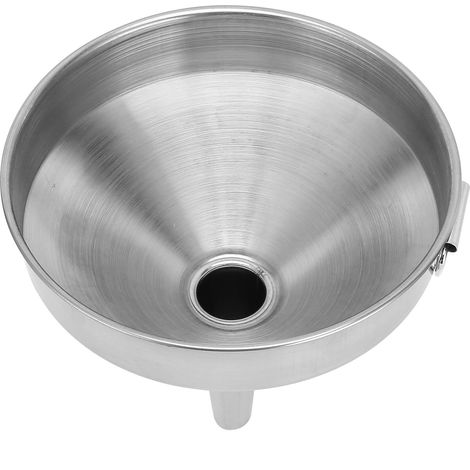Entonnoir de cuisine épais en acier inoxydable pour le transfert d'ingrédients liquides ou secs, 13 cm (1/5)