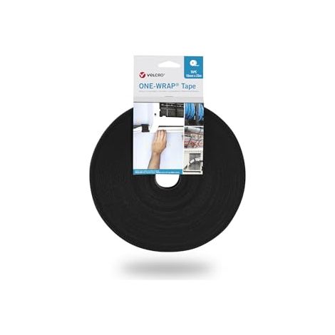 Velcro One WRAP® - Brida para cables (13 mm x 50 m), color negro