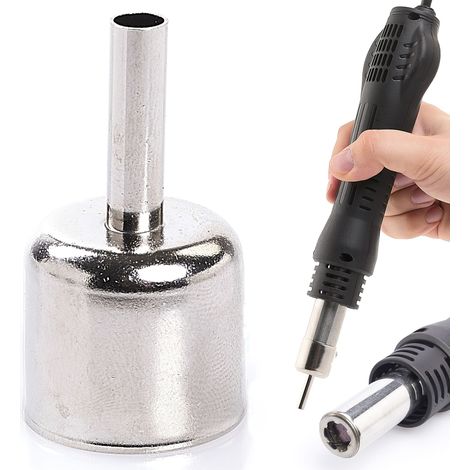 Ugello diritto, diametro corto 7 mm / lunghezza 20 mm per aria calda