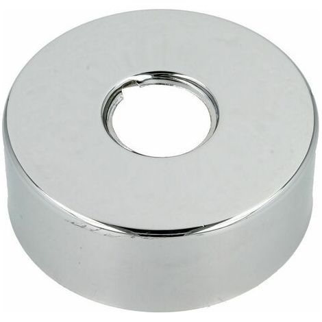 Banyo – Rosace filetée Ø 80 mm – Laiton chromé – Épaisseur 15 mm – Pour montage sur murs et plafonds