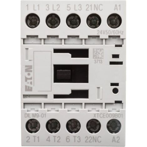 Contactor de potencia 9A 3P 24V CA 0Z 1R DILM9-01(24V50/60HZ) 276729