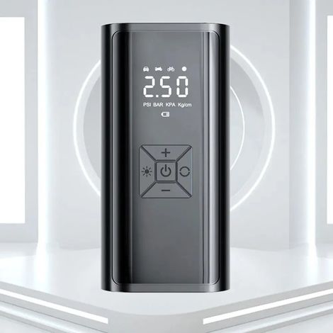 20W compresseur d'air portatif sans fil / filaire pompe à air portable gonfleur de pneu voiture vélo balle