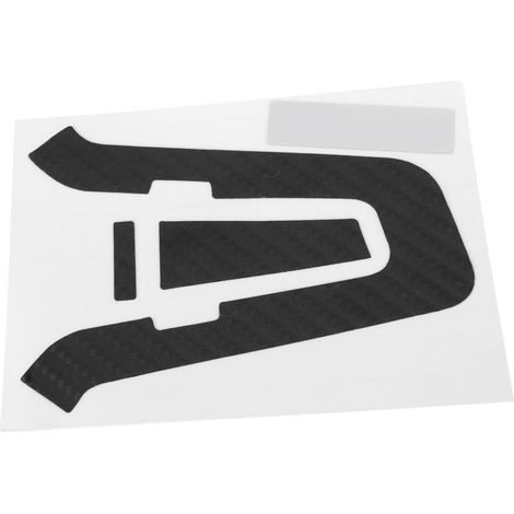 Set Protective Stickers for Intercom Headset, Protective Cover for Motorcycle Helmet, Compatible with Cardo Packtalk Edge, Carbon Fiber Pattern (1/5)