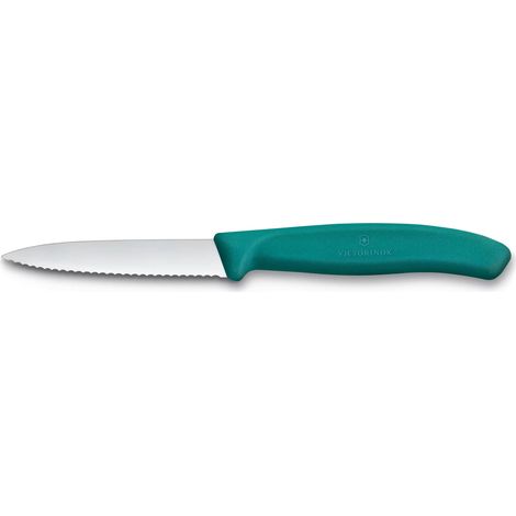 Victorinox coltello spelucchino Verde lama dentata 8 cm (1/5)