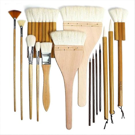 Pinceaux pour céramique, ensemble de 15 pinceaux pour émaillage (1/5)
