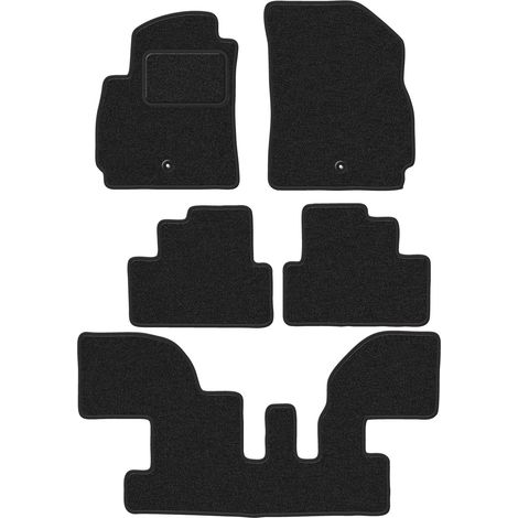 Alfombrillas de terciopelo para coche: Chevrolet Orlando I minivan (2010-2018) antracita (1/5)