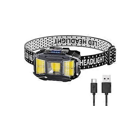 COB-LED-Stirnlampe mit starkem Licht, Bewegungssensor, USB-Ladefunktion, leistungsstarker Scheinwerfer