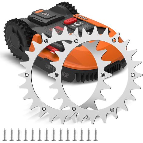 Lawnmower Spikes, 2 Pièces Robot Tondeuse Spikes, Robotic Lawnmower Spikes, 225mm Spikes for Robotic Lawnmowers,Lawnmower Spikes for Worx Landroid L, L600, L800, L1000, Tondeuse Robot Spikes (1/5)