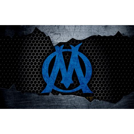 Papier peint panoramique Foot / Football - OM - Olympique de Marseille - 130 cm x 81 cm (1/2)