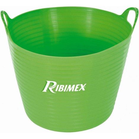 Ribimex Cubo flexible redondo 28 litros para jardinería