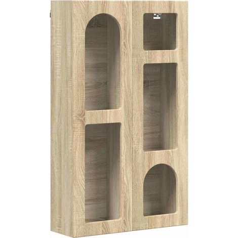 Hanging Cabinet Sonoma Oak 59 x 20 x 100 cm Engineered Wood vidaXL