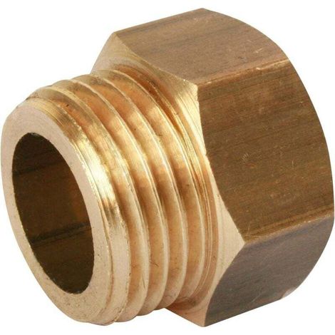 YMYNY Copper Pneumatic Fittings, Sanitary Fittings, Brass Equal Fitting – Male Female 20/27, Grey (3/4 Inch) (1/4)