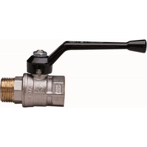 VALVOLA A SFERA A PASSAGGIO TOTALE FILETTATURA MF 1&quot  DN 25