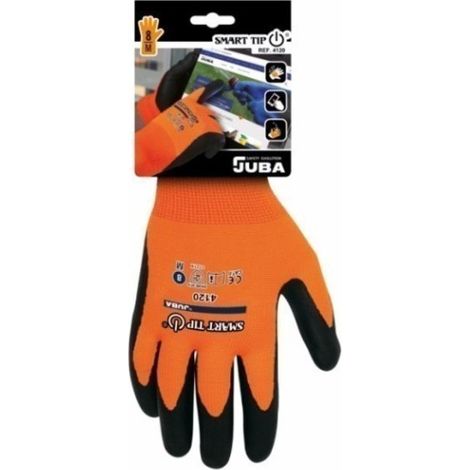 FPLUS guante nitrilo smart tip h4120 t- 10 , Tecnología Smart-Tip® que permite el uso de dispositivos táctiles.
Óptimo tacto y ajuste a la mano.
Con blíster individual para punto d