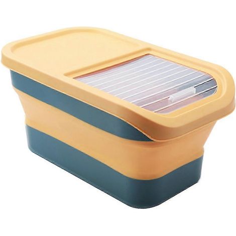 Grande capacité Pliable Seau de riz Cuisine Maison Insect-proof Grains Boîte de stockage Céréales Organisateur de céréales (1/5)