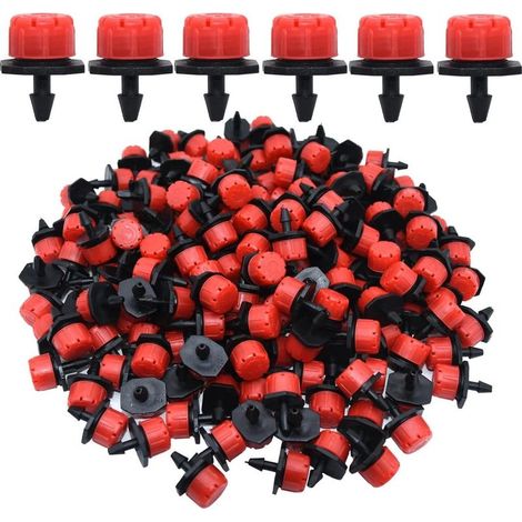 Sprinkleurs de Jardin - Gouttes de Gouttes de Gouttes de Gouttes de Gouttes d'irrigation Ajustables for Le système d'arrosage de Tuyau de 4 / 7mm (Color : 002, Lengh : 30 PCS) (1/5)