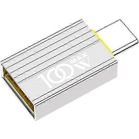 USB-C-auf-USB-3.0-10-Gbit/s-Adapter, USB-C-Stecker auf USB-3.0-Adapter (Silber) (1/5)