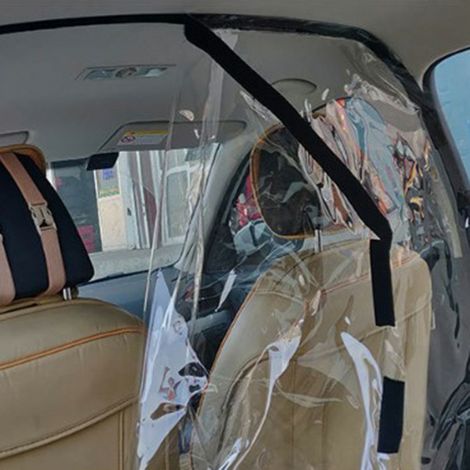[Yuexinghui] Produits en liquidation : Film/housse d’isolation pour taxis/voitures avec velcro adhésif et maille pour housses de protection transparentes intégrales (1/5)