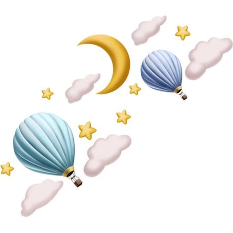 Stickers muraux BESPORTBLE Planètes et Étoiles adhésif PVC (1/5)