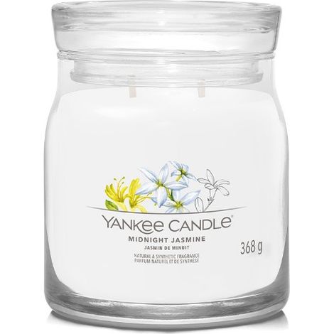 Yankee Candle Signature Candela in Giara Media Midnight Jasmine 50 Ore (1/3)