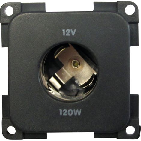 Prise 12 Volts Diamètre 21 Mm Noir