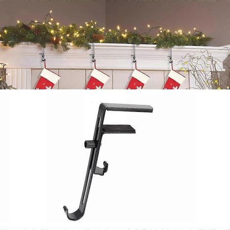 Guirlande et support de chaussette 2 en 1, support de cheminée de Noël 2 en 1 (1/5)