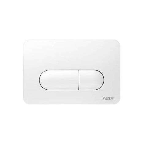 PLAQUE À 2 BOUTONS POUR CASSETTES PNEU EVOLUT ET TROPEA 3 Dimensions : Blanc