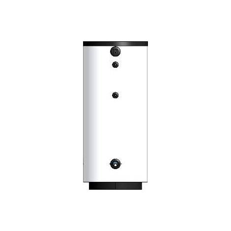 BOILER VITRIFIÉ AVEC ÉCHANGEUR FIXE MOD. BSV Dimensions : 495 l / D. 750 - H. 1695 mm