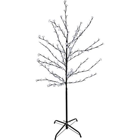 200x LED Deko Baum Kirsch Blüten Terrassen Außen Stand Beleuchtung Garten Steh Lampe (1/5)