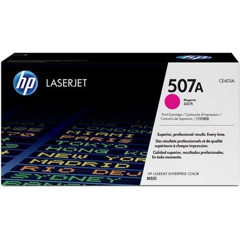 HP 507A Magenta Original LaserJet Toner Cartridge Cartouche de toner 1 pièce(s) (1/5)