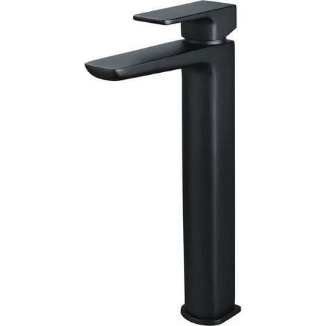 Signature Glide Mono Tall Basin Mixer Tap Single Handle - Matt Black (1/3)
