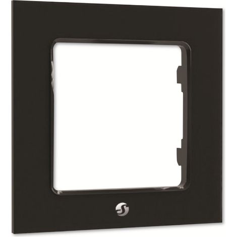 SHELLY Wandtaster-Rahmen Wall Frame 1, schwarz (1/2)