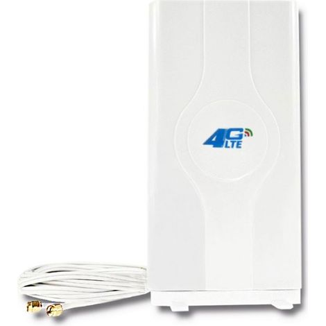 Qoltec 4G LTE Dualantenne mit zwei SMA-Anschlüssen 30 dBi Intern
