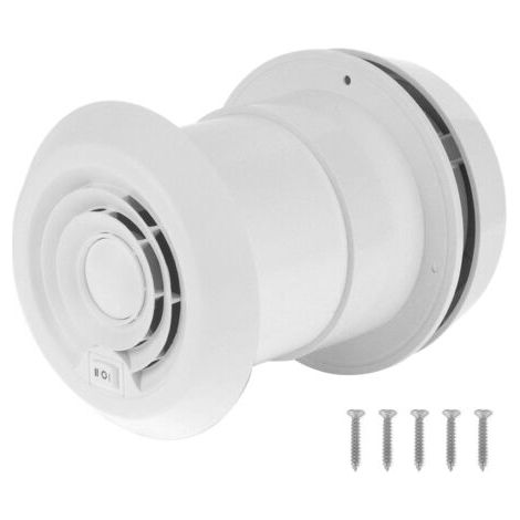 DEESSE SHOP-Ventilateur de VR avec Vent Fort, Matériau ABS Premium, Ventilation Silencieuse, Finition Blanche, étanche, épreuve de Poussière, économie d'énergie, Facile à Installer, Ventilateur de (1/5)