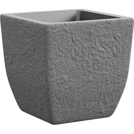 Vaso Lithos 40 Grigio Pietra 41,3 x 41,3 x 40,4 cm (1/7)