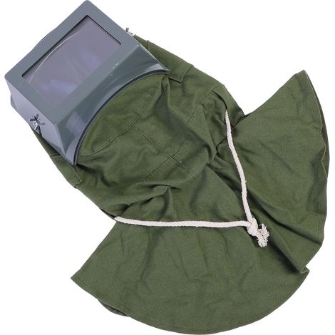 Cagoule de sablage anti-poussière et coupe-vent avec protection du cou, idéale pour le sablage. (1/5)