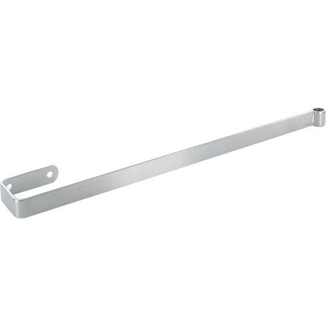 Porte torchon en acier chromé – Hauteur 25 mm – Saillie 55 mm – Longueur 310 mm – Design moderne pour cuisine ou salle de bain